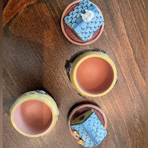 ⭐️ Noah's Ark Hand Painted Keepsake Box Set with My First Tooth My First Curl‎ - Picture 8 of 9